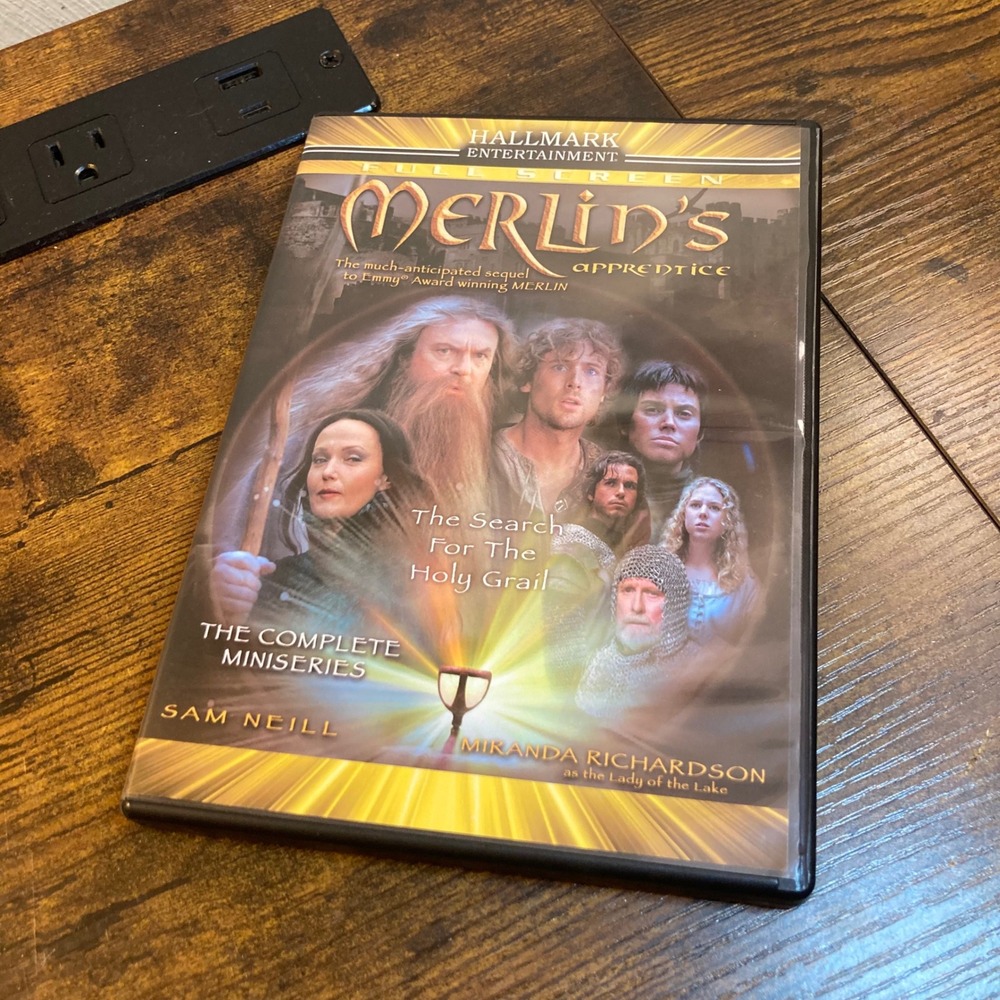 Merlin's Apprentice DVD The Complete Miniseries Hallmark Sam Neill Full Screen
